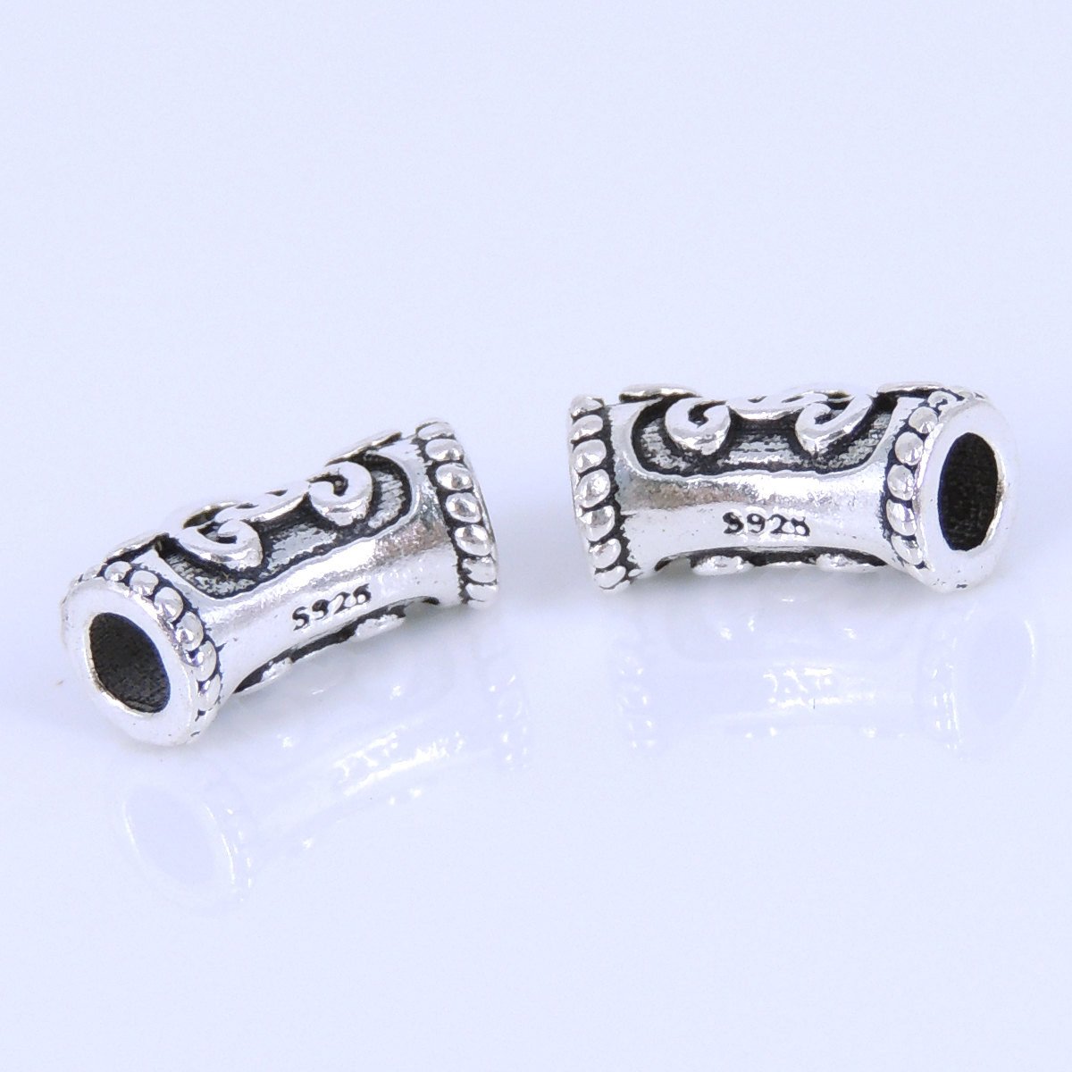 2 PCS Sterling Silver 925 Vintage Protection Lotus Connector Bail WSP287 Wholesale: See Discount Coupons in Item Details