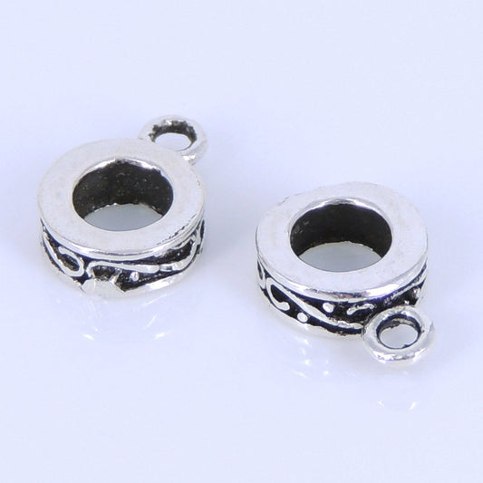 2 PCS Sterling Silver 925 Vintage Celtic Connector Bail WSP290 Wholesale: See Discount Coupons in Item Details