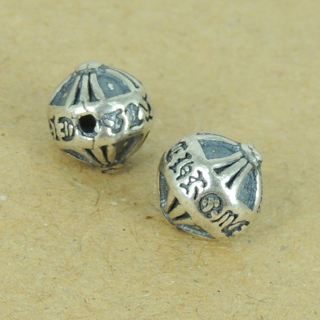 2 PCS Sterling Silver 925 Vintage Celtic Cross Beads WSP337 Wholesale: See Discount Coupons in Item Details