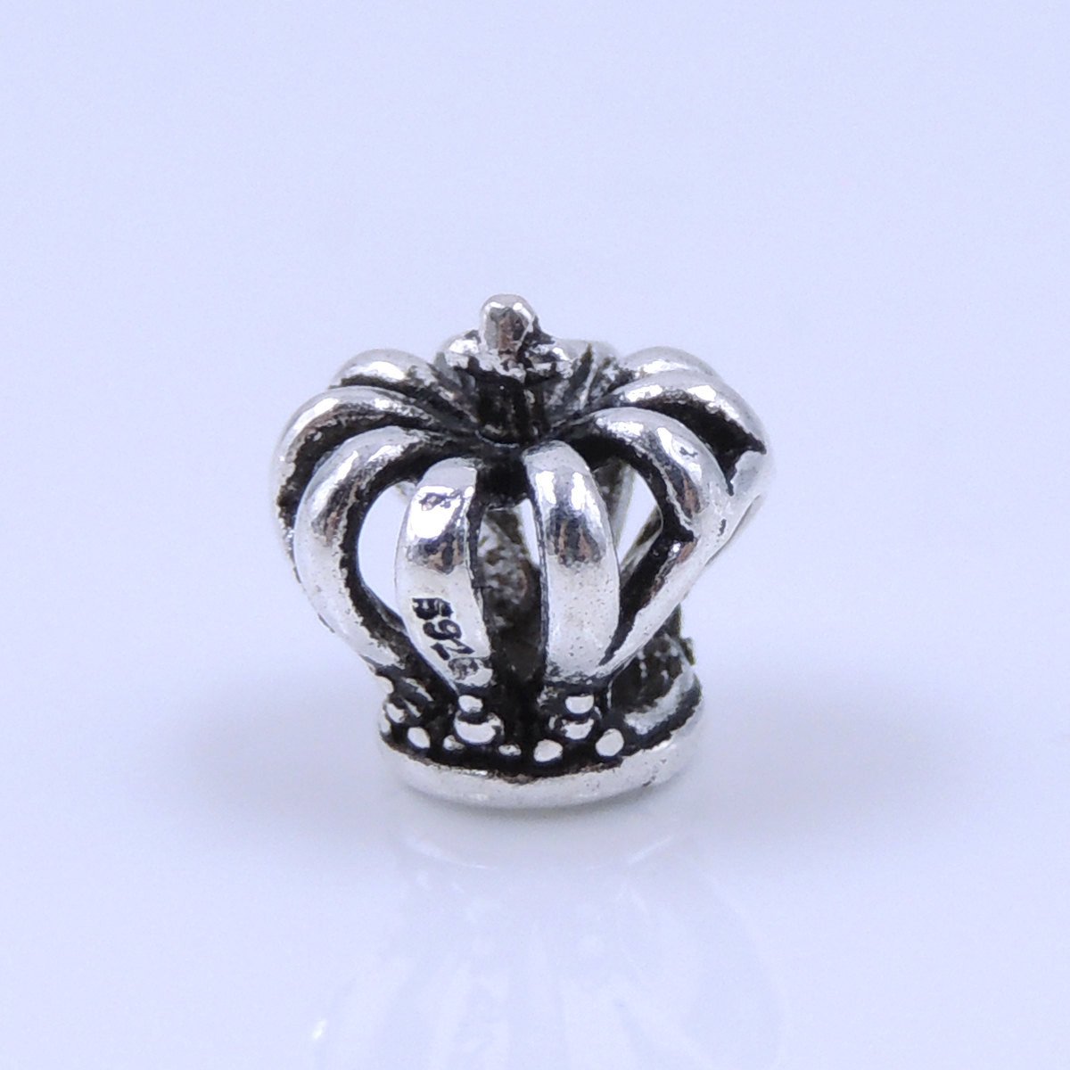 2 Pcs Sterling Silver Crown Charms 925 Stamp Vintage Celtic WSP229X2 Wholesale: See Discount Coupons in Item Details