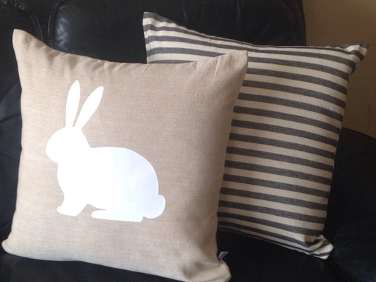 20% Easter Pillows, Home Decor, Easter Decorative Pillow Covers, Rabbit pillows, Rabbit Pillows,